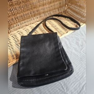 Wilson's Black Leather Purse